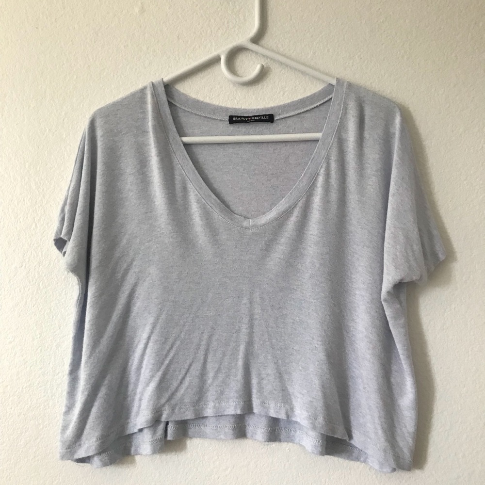 blue/grey loose t shirt